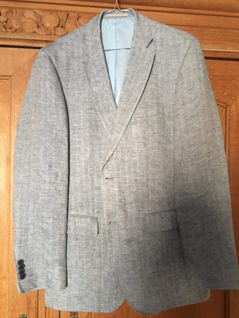 Veste Hugo Boss lin 50 new !!, Enlèvement, Bleu