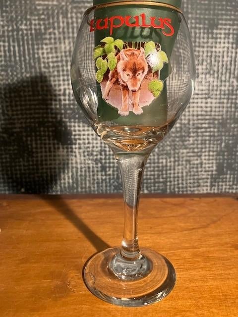 GLAS GALOPIN LUPULUS GOUVY  GALOPIN 15 CL H : 19  CM NIEUW., Collections, Enlèvement ou Envoi, Neuf, Verre ou Verres