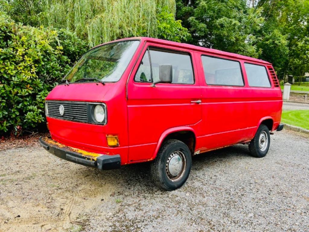 VW T3 1.6 Essence, Autos, Volkswagen, Rouge, Autres modèles, Achat, 4 portes