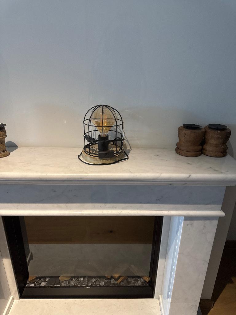 Tafel lampje van tierlantijn, Huis en Inrichting, Nieuw, Ophalen of Verzenden, Minder dan 50 cm, Hout