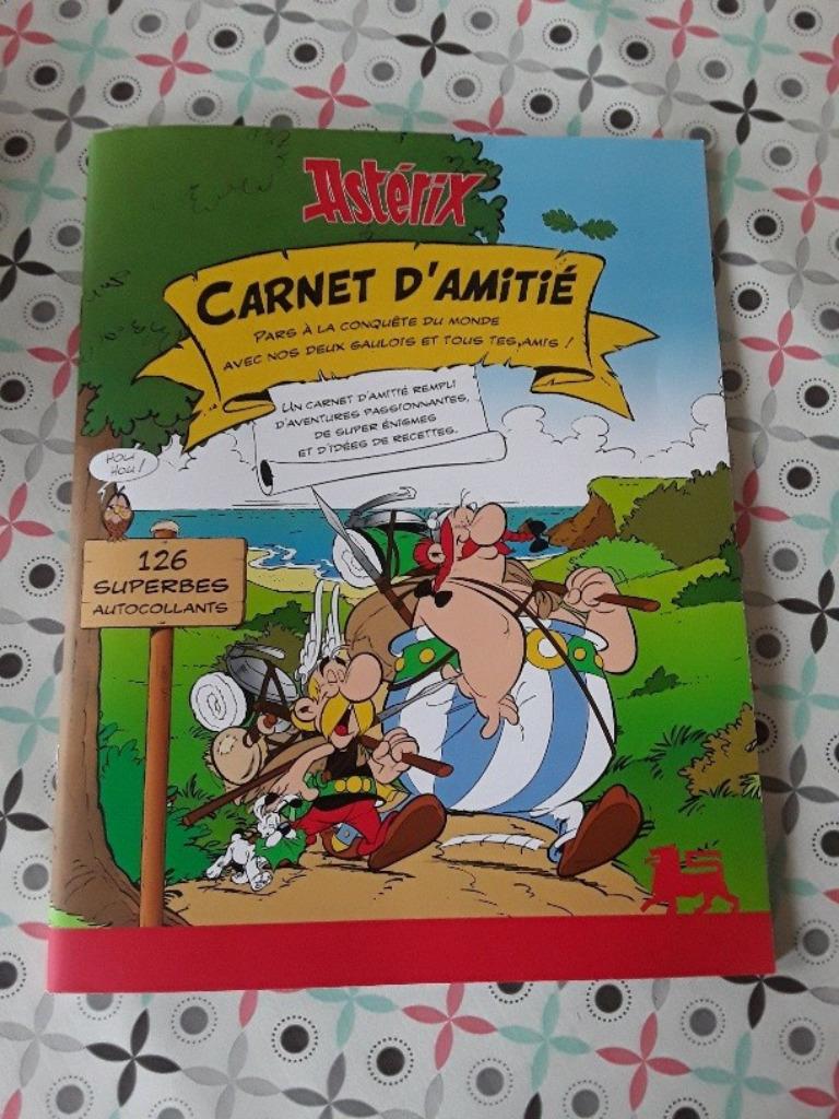 seulement autocollants du carnet d amit!ié astérix delhaize, Collections, Envoi, Comme neuf, Bande dessinée ou Dessin animé