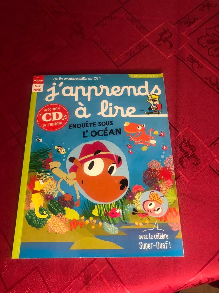 J’apprends à lire - Milan Jeunesse - avec CD de l’histoire, Livres, Comme neuf