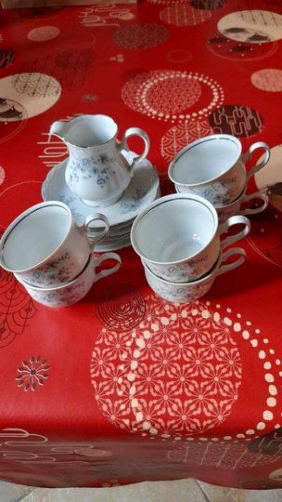 Koffieservice voor 6 personen, Huis en Inrichting, Overige materialen, Gebruikt, Ophalen of Verzenden, Overige stijlen