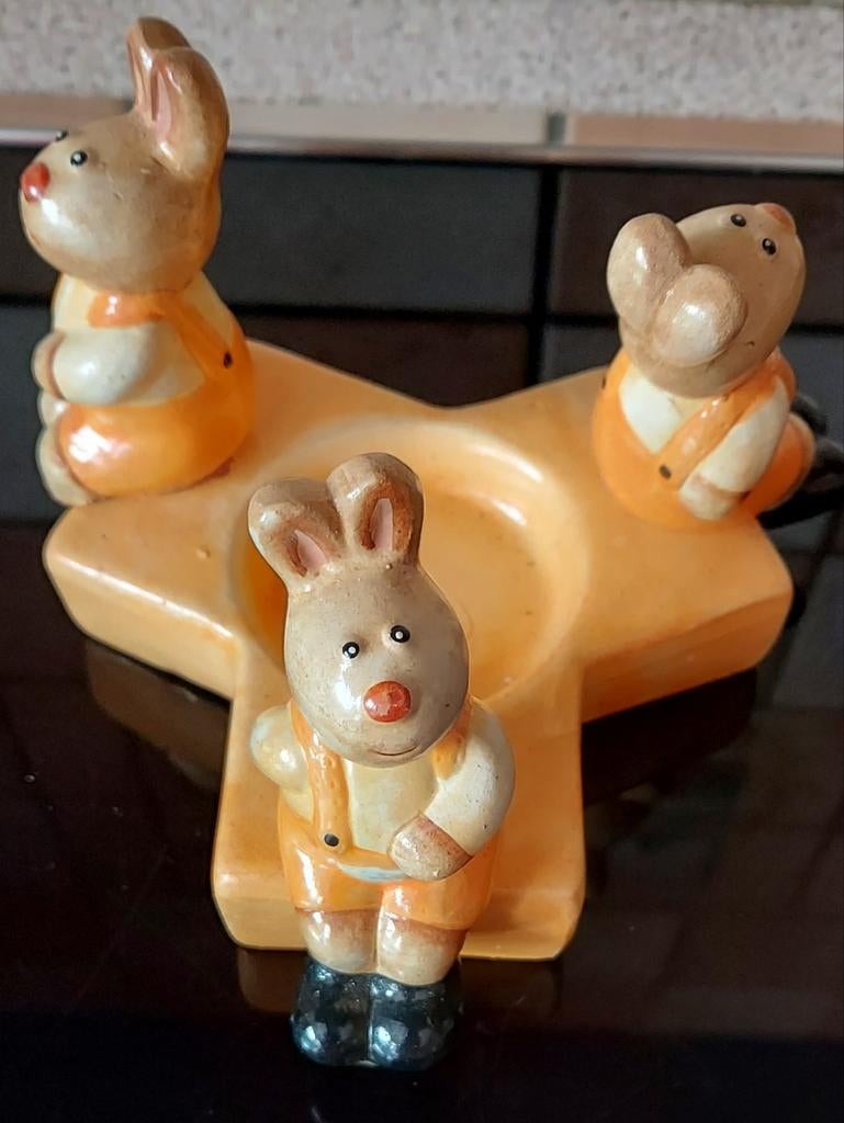 Porte bougies lapins, Collections, Enlèvement ou Envoi, Comme neuf