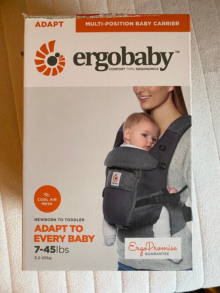 Draagzak Ergobaby Adapt, Kinderen en Baby's, Babydragers en Draagdoeken, Ophalen, Zo goed als nieuw, Buik, Draagzak
