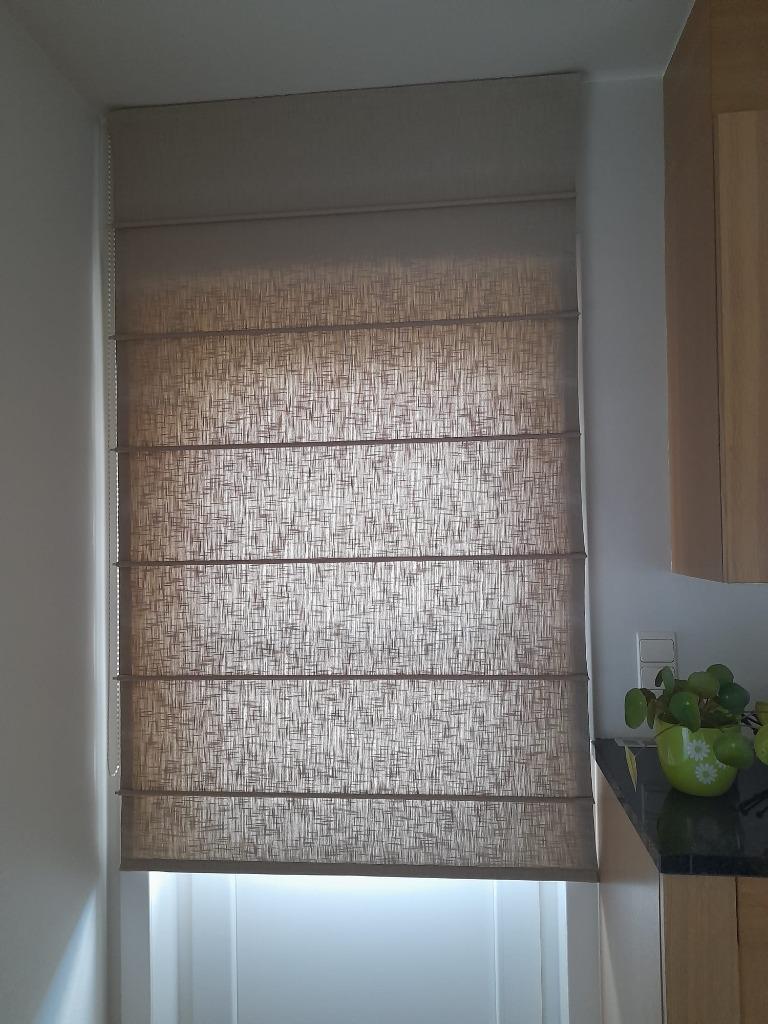 Optrekgordijnen, Huis en Inrichting, Ophalen, Gebruikt, Beige