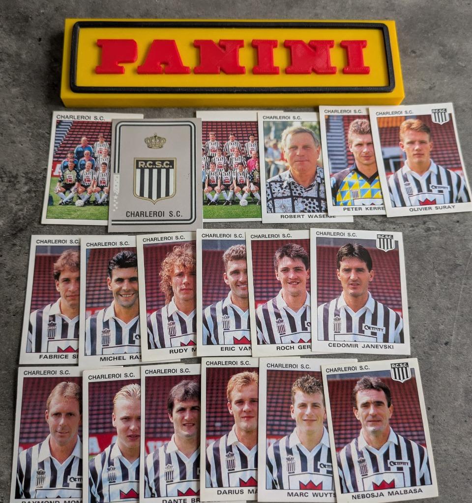 AUTOCOLLANTS PANINI FOOTBALL 93 18 1993 SPORTING CHARLEROI, Envoi, Neuf