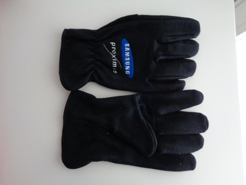 Gants noir Marque Samsung/ Proximus. Vintage Homme, Samsung/ Proximus, Enlèvement ou Envoi, Neuf, Gants