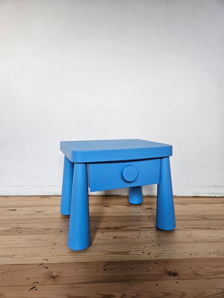 Vintage Ikea Mammut nachtkast, Huis en Inrichting, Slaapkamer | Nachtkastjes, Zo goed als nieuw, Kunststof, Ophalen