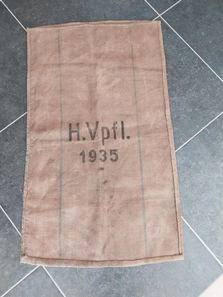 Sac de rationnement allemand WW2 1935 H.Vpf., Collections, Enlèvement ou Envoi