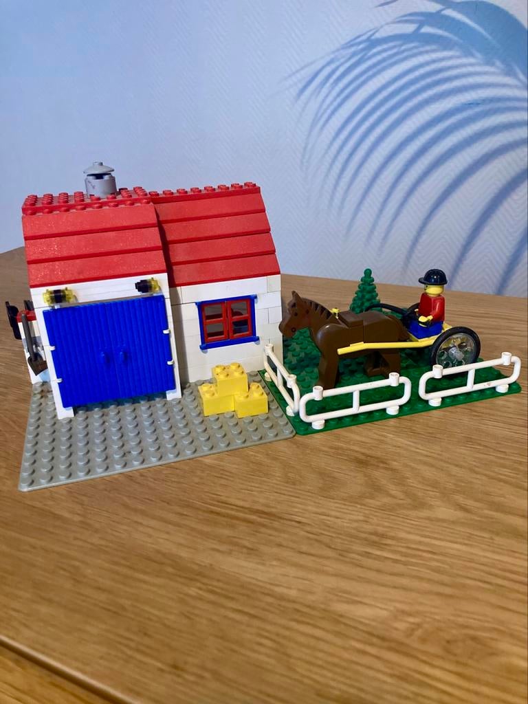 Lego 6355 Classic Town - Écurie et cavalier Derby Trotter, Enlèvement ou Envoi, Utilisé, Lego