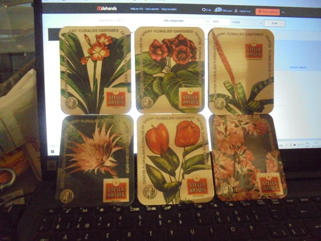 Gentse Floralien 1975, Verzamelen, Ophalen of Verzenden, Gebruikt, Viltje(s), Stella Artois