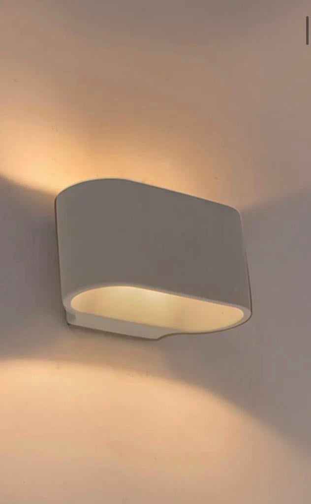 Lampe murale en béton ovale rustique, Enlèvement, Neuf