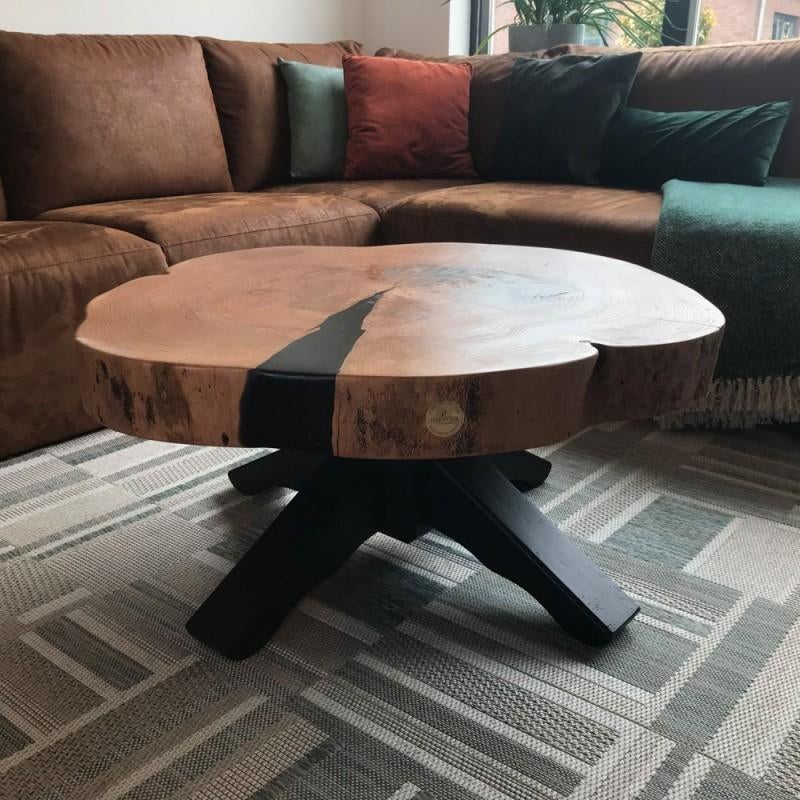 Boomstamschijven - Boomstamtafel [GEDROOGD!] - Rode beuk, Huis en Inrichting, Tafels | Eettafels, Ophalen, Eikenhout, Rond, Nieuw