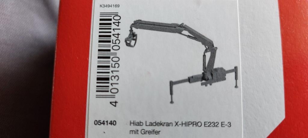 GRUE H0LK 0607 HIAB X-HIPRO E232 E-3 1/87, Enlèvement ou Envoi, Neuf, Autres types, Herpa