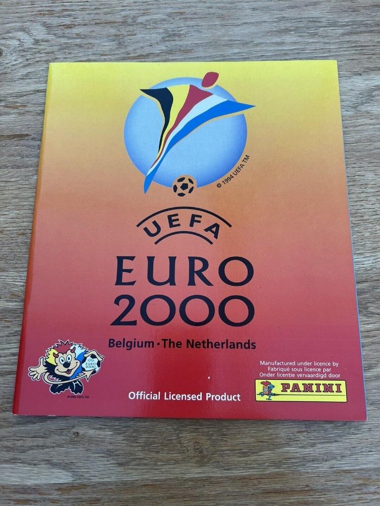 Panini  volledig leeg voetbal sticker album euro 2000, Ophalen of Verzenden, Sticker