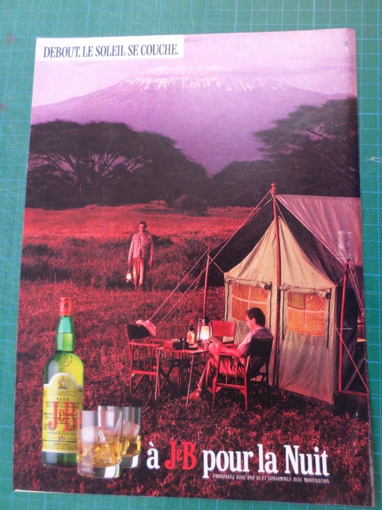 J&B whisky - publicité papier - 1988, Collections, Marques & Objets publicitaires, Enlèvement ou Envoi, Utilisé, Autres types