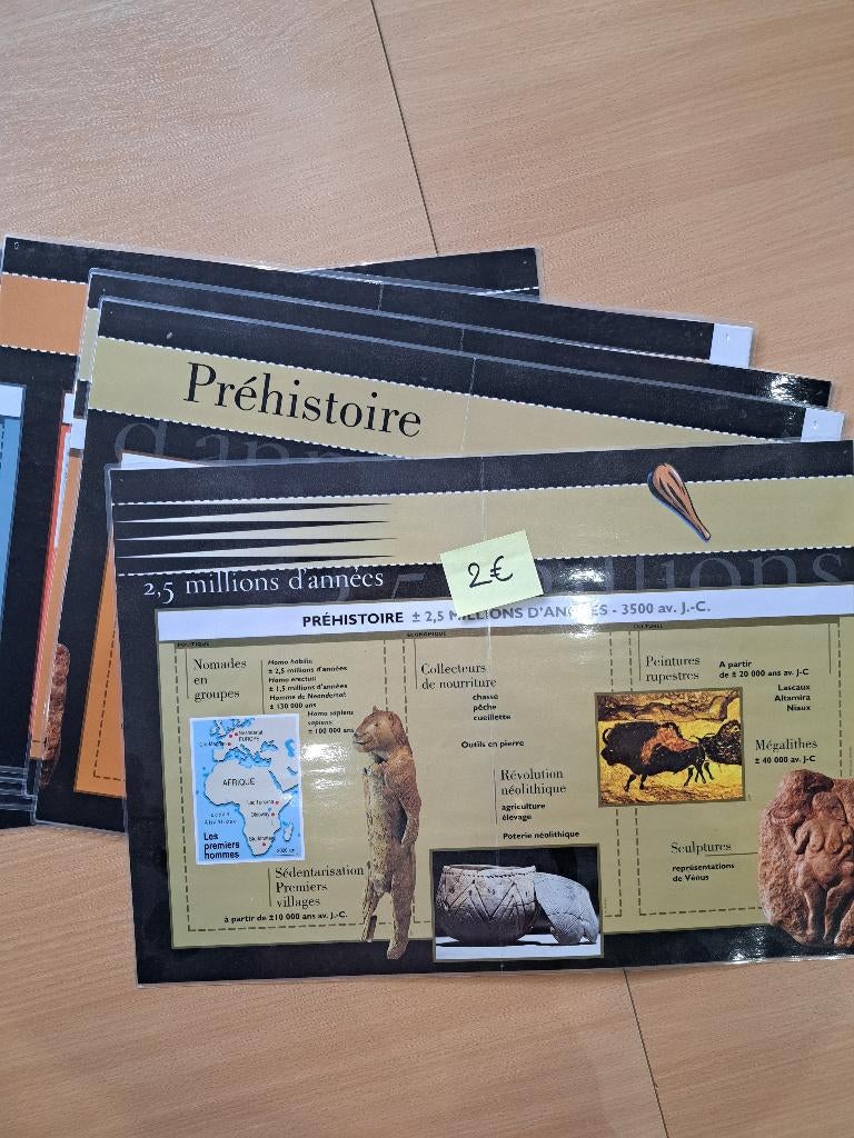 Frise historique - Manuel scolaire Eveil, Livres, Enlèvement, Utilisé, Primaire