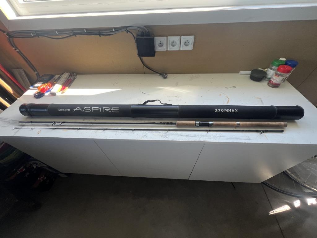 Canne à pêche prédatrice Schimano Aspire 270, Enlèvement, Comme neuf, Canne à lancer
