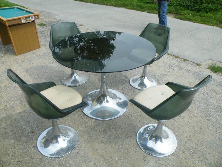 A vendre cause départ, Maison & Meubles, 100 à 150 cm, Cinq personnes ou plus, Rond, Enlèvement