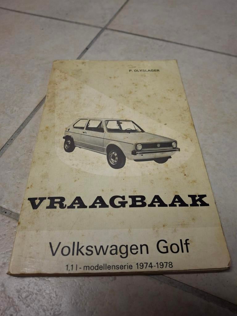 Volkswagen VW Golf - vraagbaak 1,1l 1974-1978, Ophalen of Verzenden