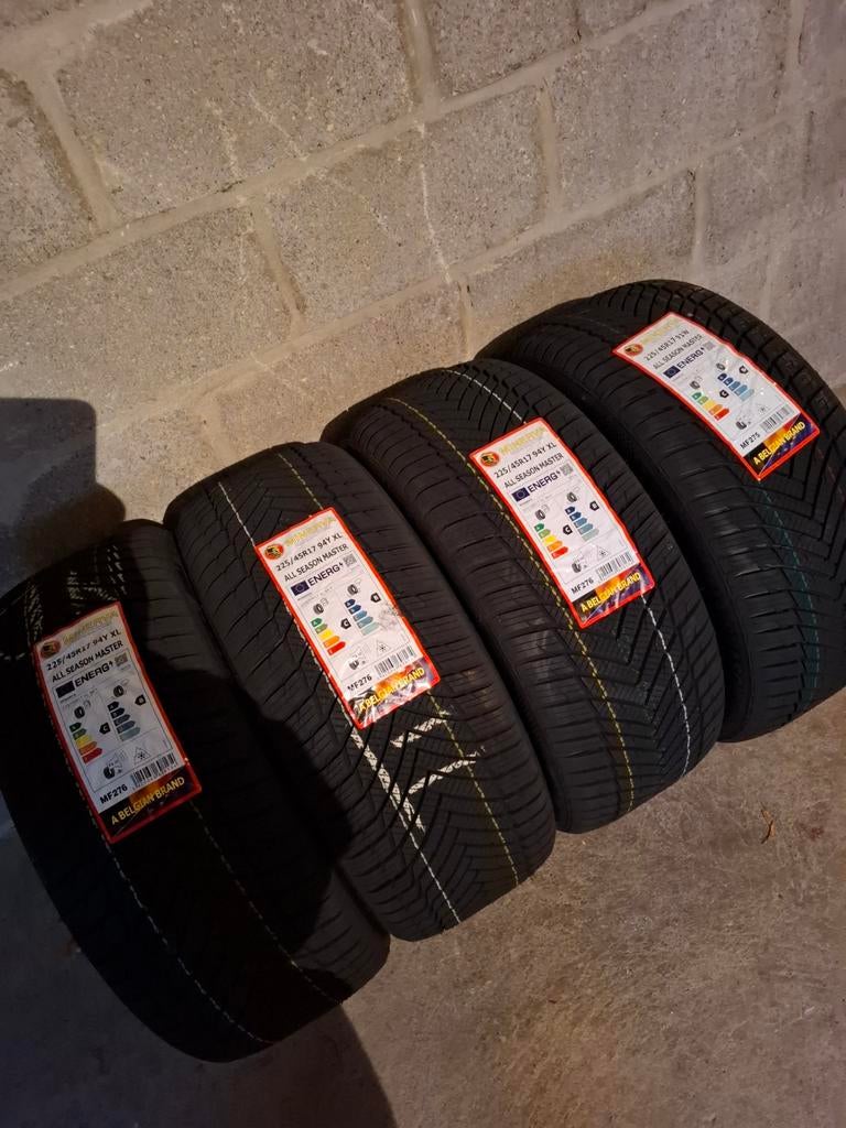 4 sezoensbanden 225-45-17, Auto-onderdelen, Banden en Velgen, Ophalen