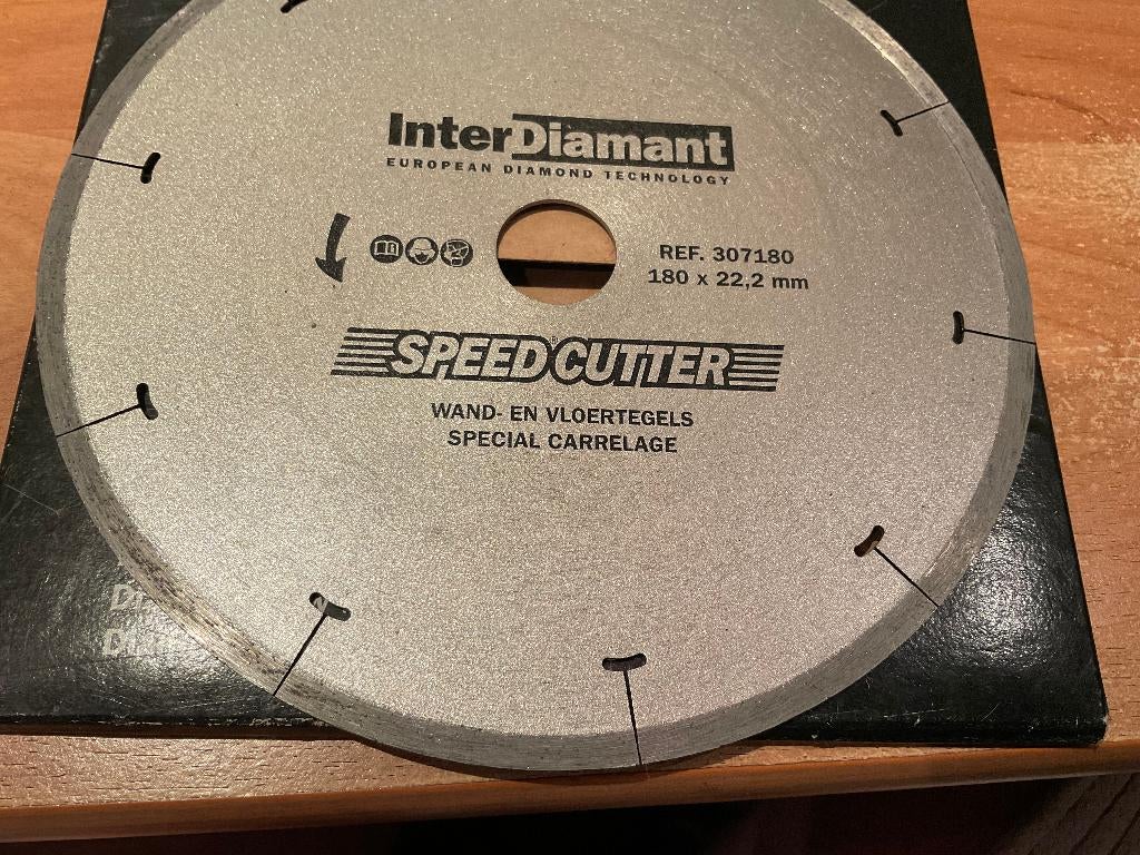 Diamantschijf dia 180 mm, Ophalen of Verzenden, Nieuw