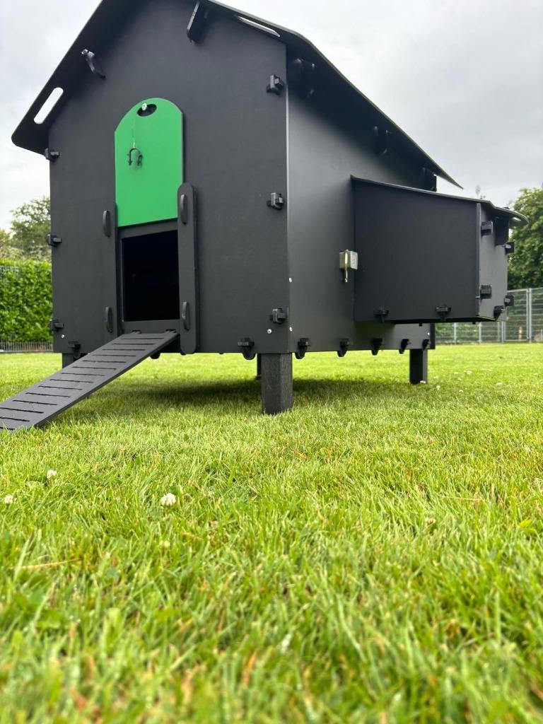 Kunststof kippenhok Pluverdi Paris Superactie 8-16 kip, Ophalen, Nieuw, Kippenhok of Kippenren