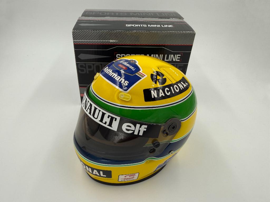 1/2 casque helmet F1 Ayrton Senna 1994 Rothmans Williams, Collections, Enlèvement ou Envoi