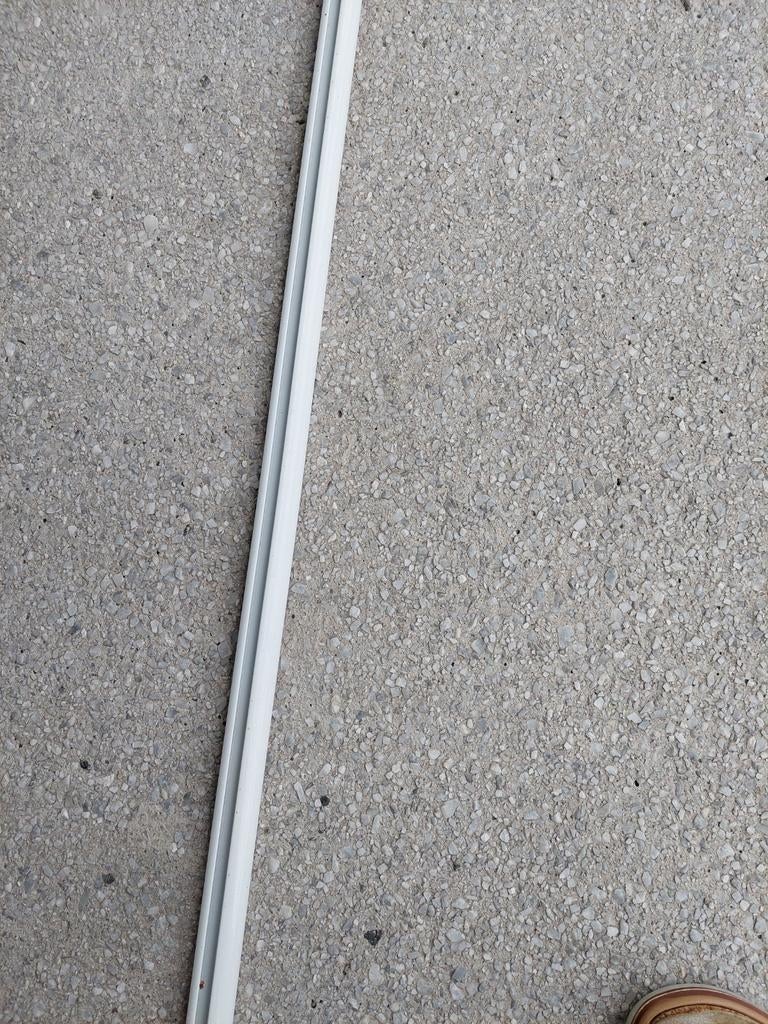 Rail voor overgordijn wit, Ophalen