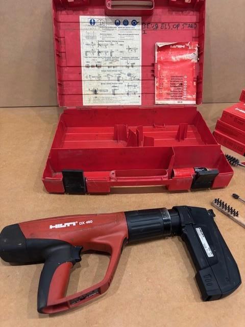 Hilti DX460 met nagelmagazijn, Bricolage & Construction, Enlèvement ou Envoi, Utilisé