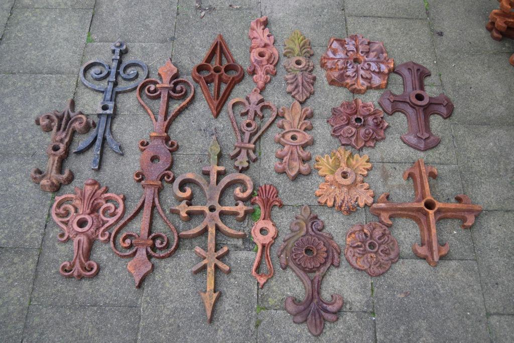Gevelrozetten, sierlijke gietijzeren ankers, grote keuze, Ophalen of Verzenden, Nieuw