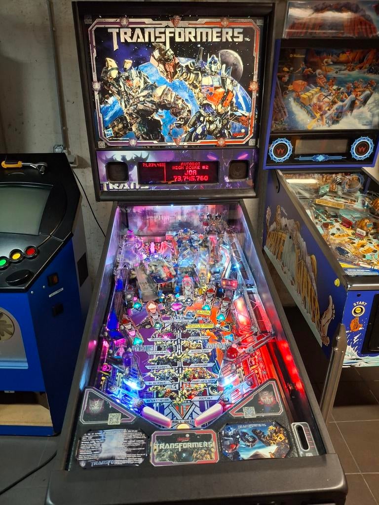 Transformers Pro de Stern, Enlèvement, Flipper (jeu), Stern, Imprimante matricielle