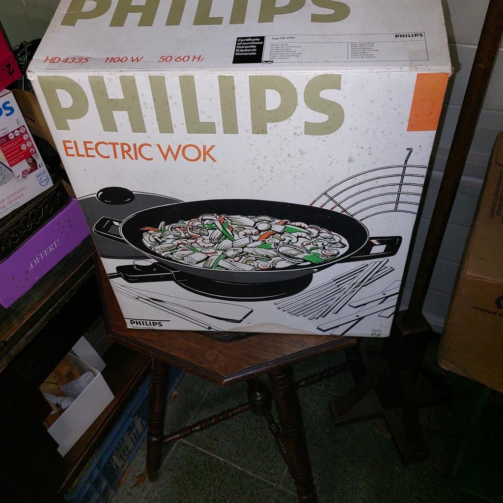 Electrische wok, Ophalen