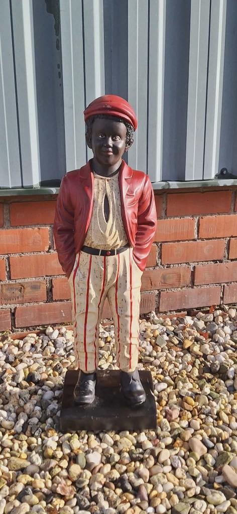 Mooi polyresin beeld van The Dandie of Dandy Jazz., Verzamelen, Beelden en Beeldjes, Ophalen, Gebruikt, Mens