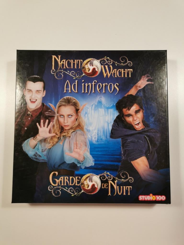 Nachtwacht ad inferos gezelschapsspel, Ophalen, Zo goed als nieuw, Studio 100