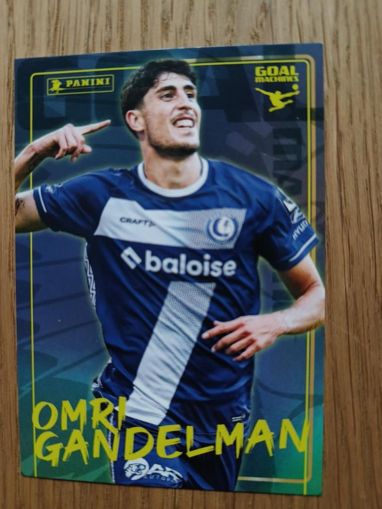 Panini pro league 2025: goal machines: Omri Gandelman., Hobby en Vrije tijd, Stickers en Plaatjes, Ophalen of Verzenden, Nieuw