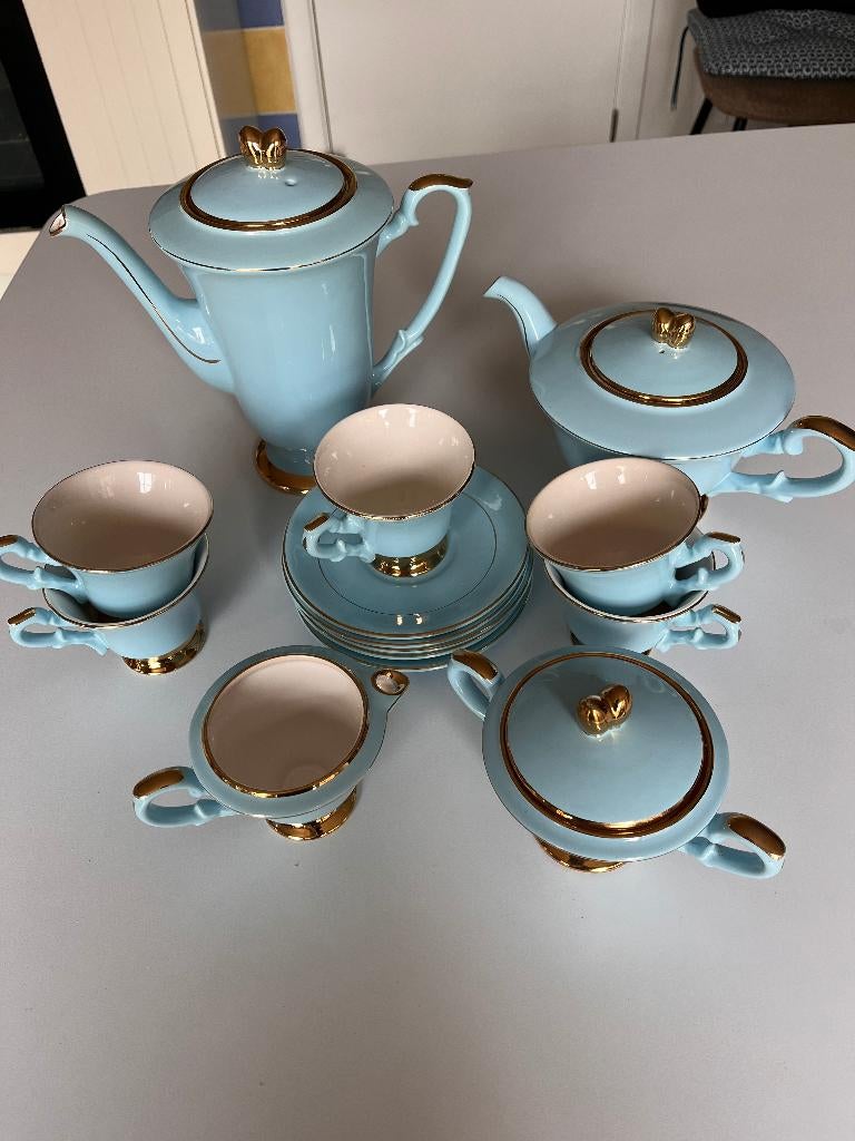 VINTAGE KOFFIE/THEE SERVIES, Antiek en Kunst, Ophalen