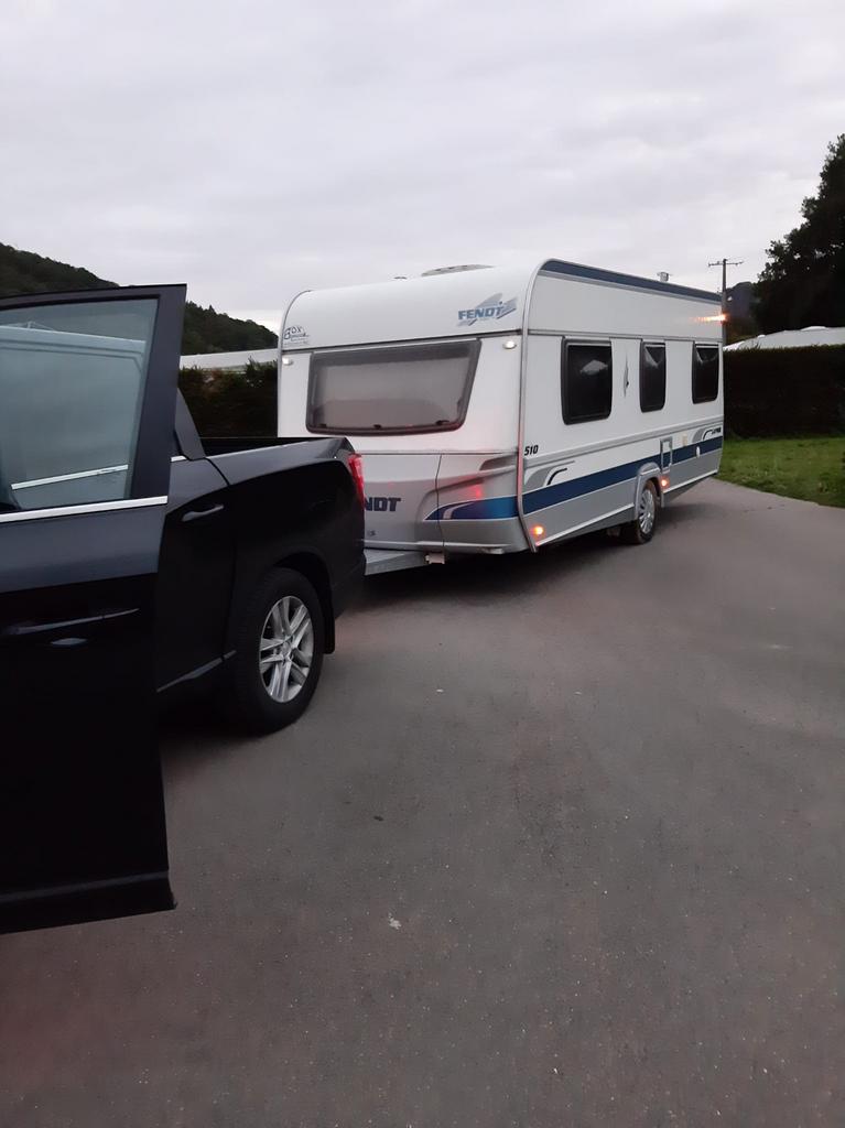 Caravan fendt 510 saphir met mover en nieuwe voortent, Caravans en Kamperen, Caravans, Mover, 60 kg, Particulier, Fendt