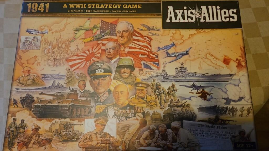 bordspel Axis & Allies 1941 Avalon Hill WW2 spel, Een of twee spelers, Ophalen of Verzenden, Zo goed als nieuw