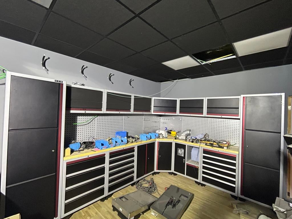 Werkplaatssysteem van HBM, Doe-het-zelf en Bouw, Ophalen, Zo goed als nieuw