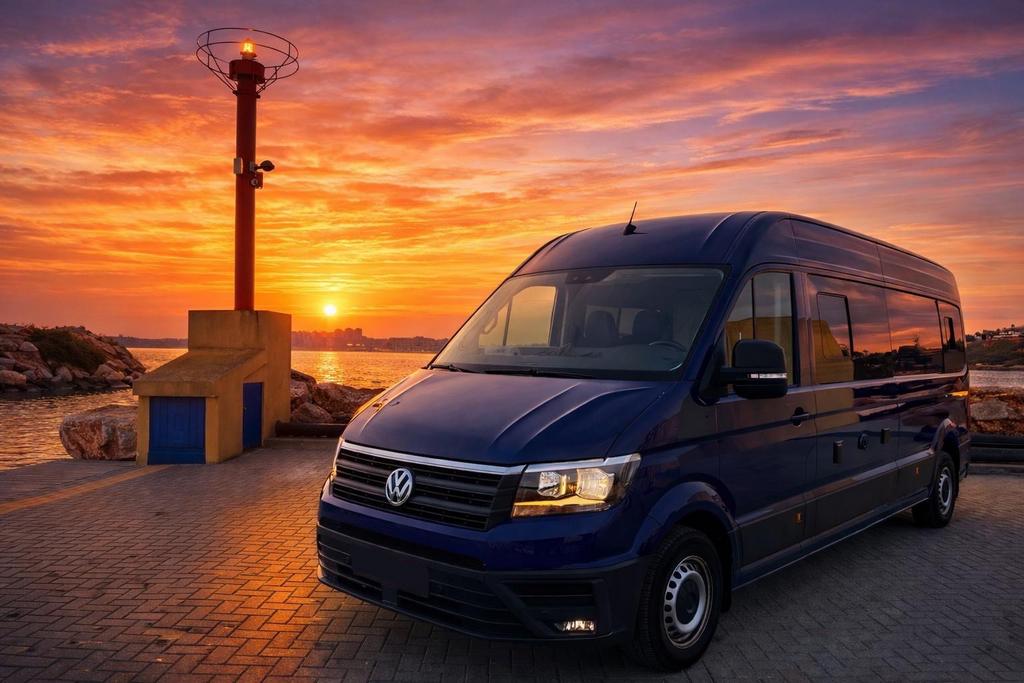 Vw Crafter camperbus•automaat•bed 160x200•euro 6•2019, Chemisch toilet, Ringverwarming, Volkswagen, Tot en met 2