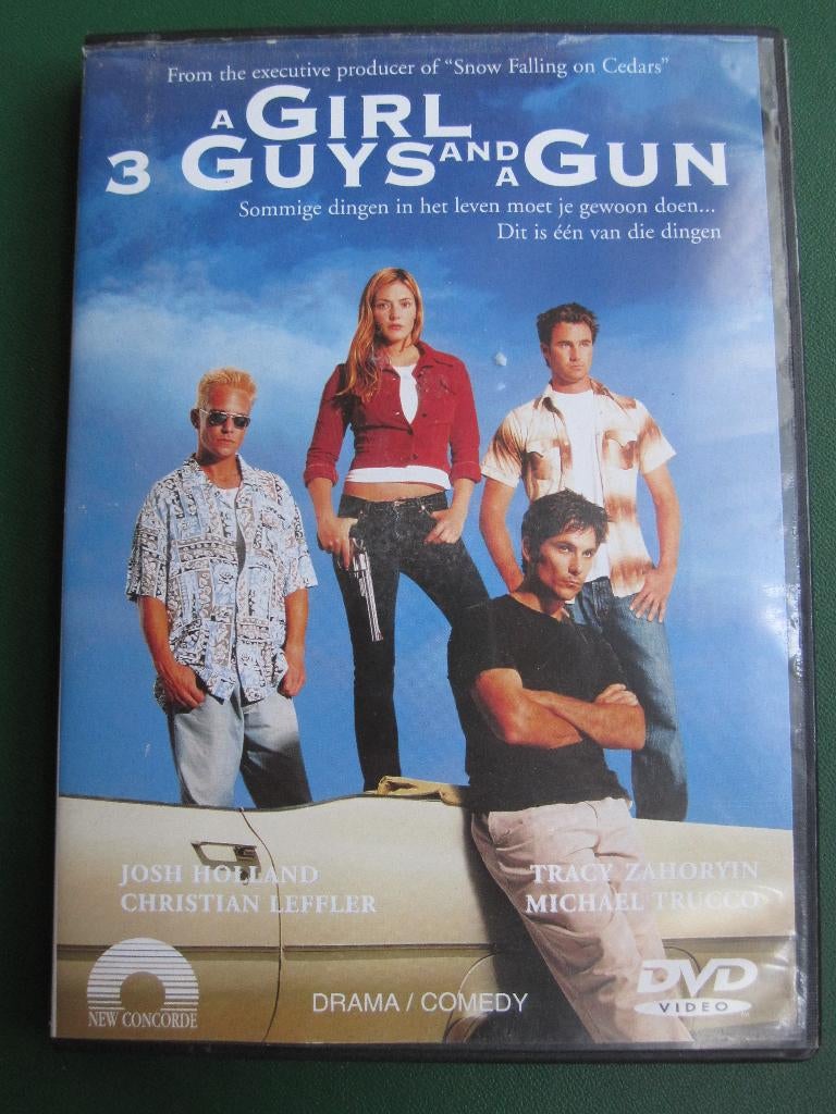Une fille, trois gars et un pistolet (2001), CD & DVD, DVD | Comédie, À partir de 12 ans, Enlèvement ou Envoi, Comme neuf, Comédie d'action