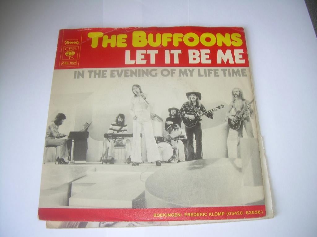 45 T SINGLE - The Buffoons - Let It Be Me, 7 inch, Single, Ophalen of Verzenden, Zo goed als nieuw
