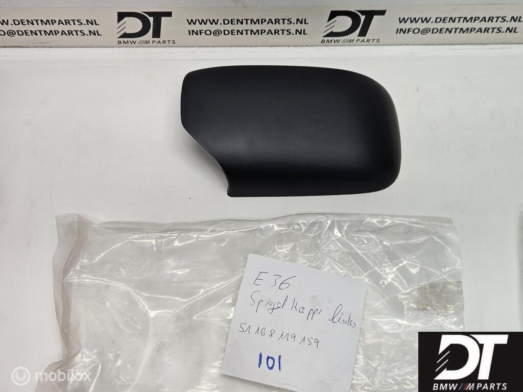 Spiegelkap links BMW E36 E34 51168119159, Auto-onderdelen, Spiegels, BMW, Nieuw, Ophalen of Verzenden