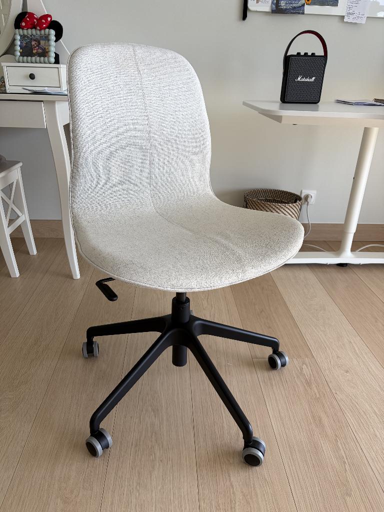 chaise de bureau, Maison & Meubles, Enlèvement, Comme neuf, Beige, Chaise de bureau