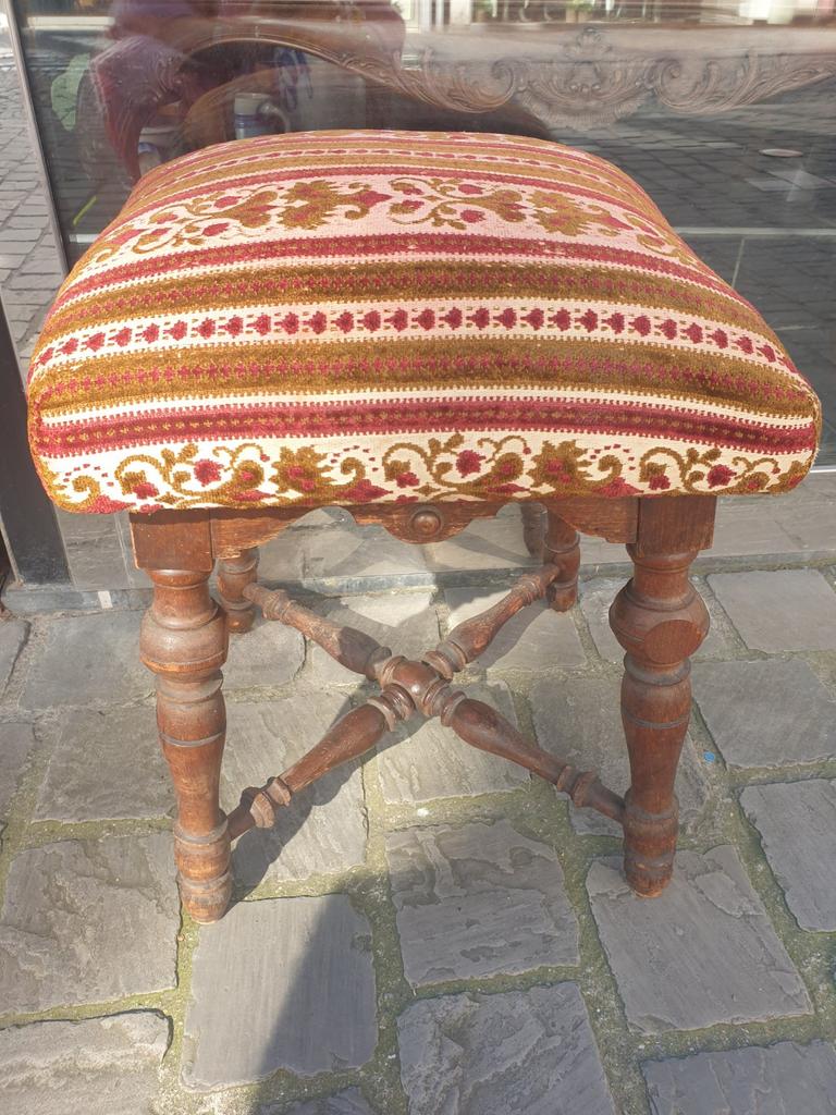 Vintage kruk H 50 cm, Enlèvement, Bois