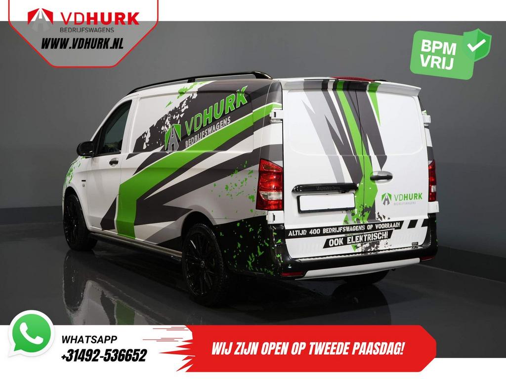 Mercedes-Benz eVito DEMO BPM VRIJ! 19"/ HG Zwart Pakket/ Spo, Auto's, Bestelwagens en Lichte vracht, Automaat, Wit, Mercedes-Benz