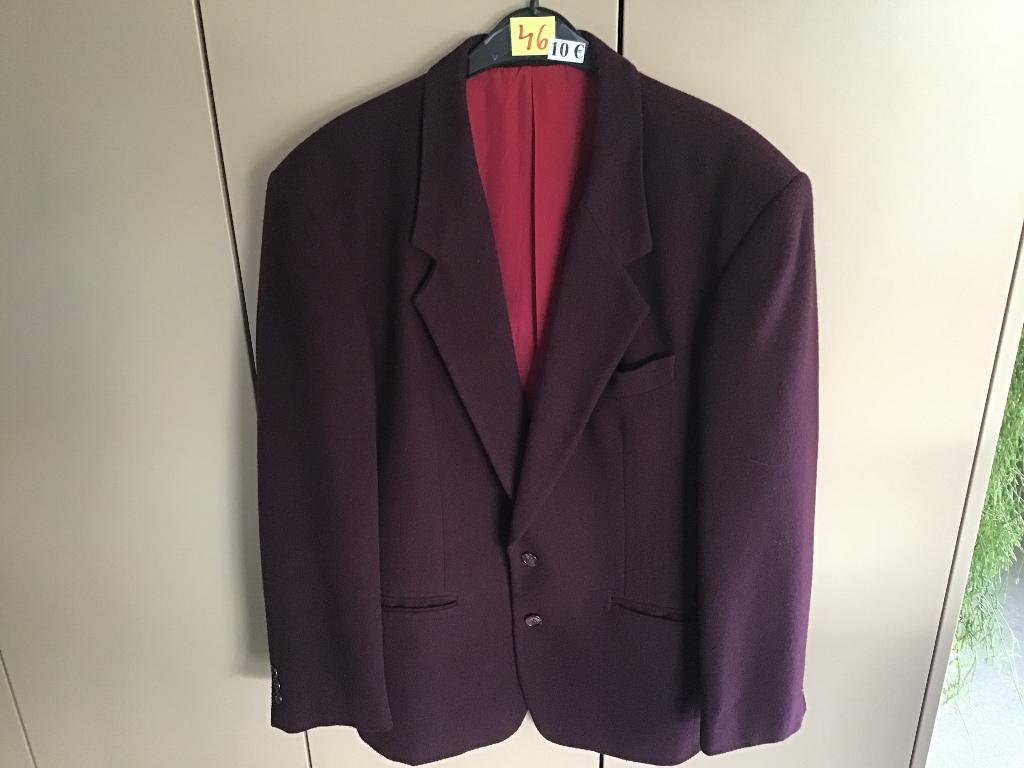 purperen heren blazer maat 46, Kleding | Heren, Kostuums en vesten, Maat 46 (S) of kleiner, Ophalen of Verzenden
