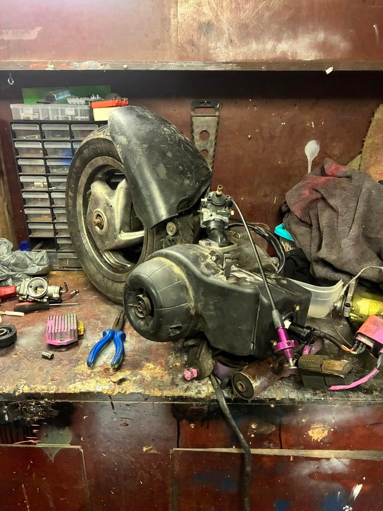 zip type blok piaggio, Enlèvement